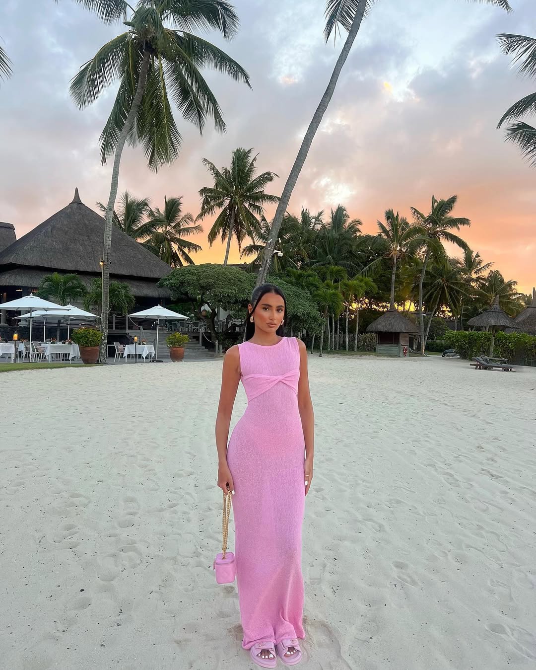The rosy dress